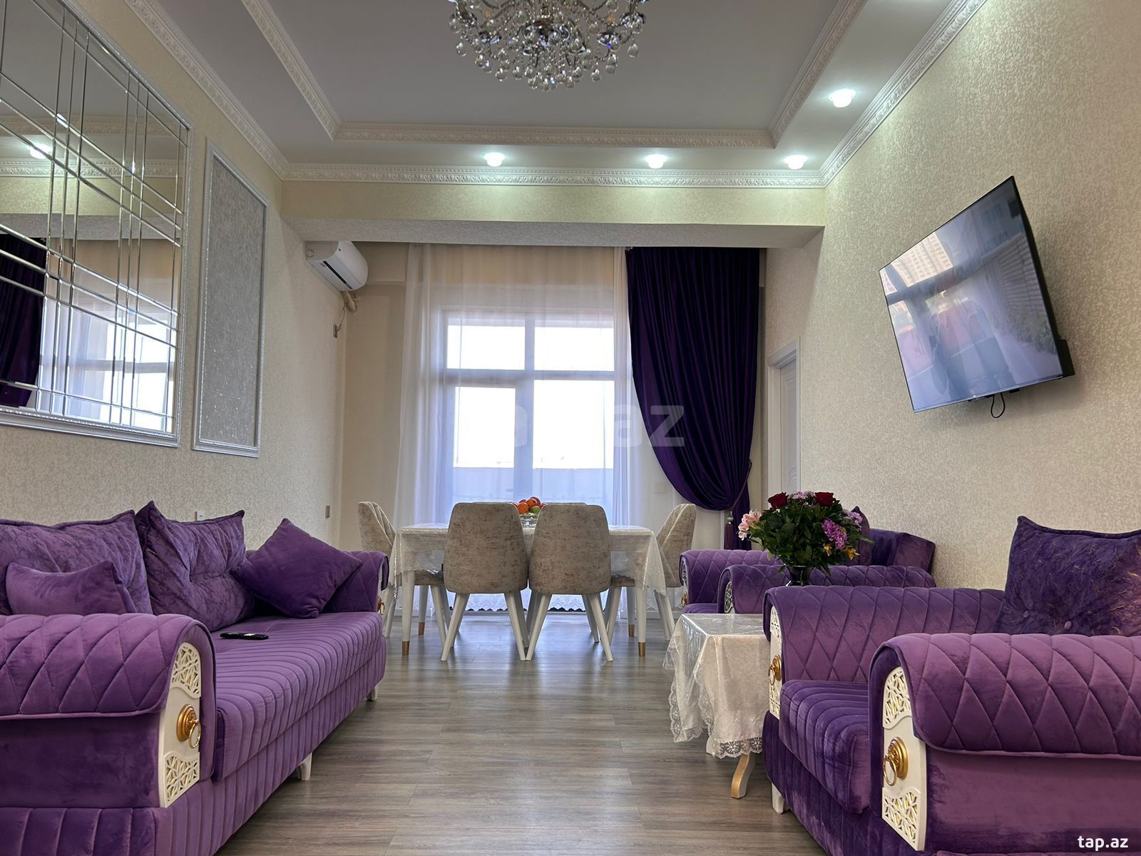 3-otaqlı yeni tikili kirayə verilir, Bayıl qəs., 75 m² (3)