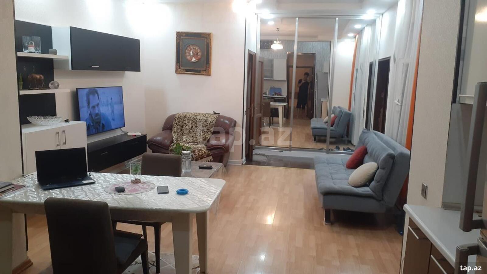 2-otaqlı mənzil kirayə verilir, Sahil m., 60 m² (3)