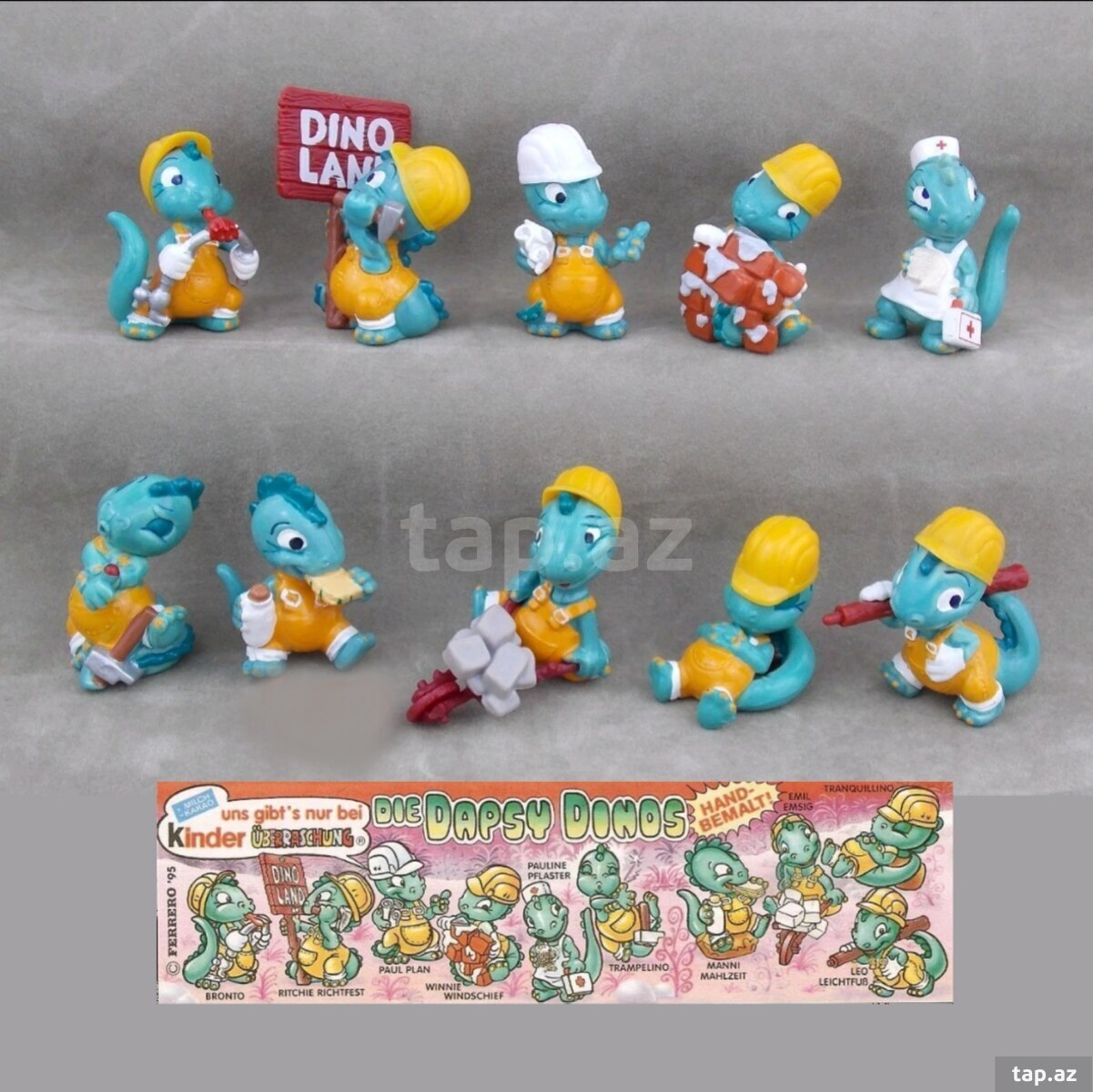 Kinder kolleksiyası Dinos 1995