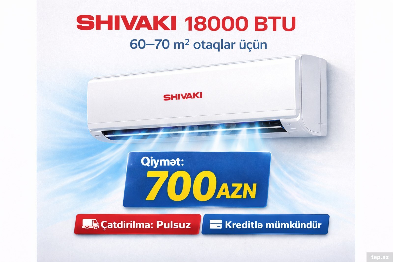 Kondisioner Shivaki 18000btu