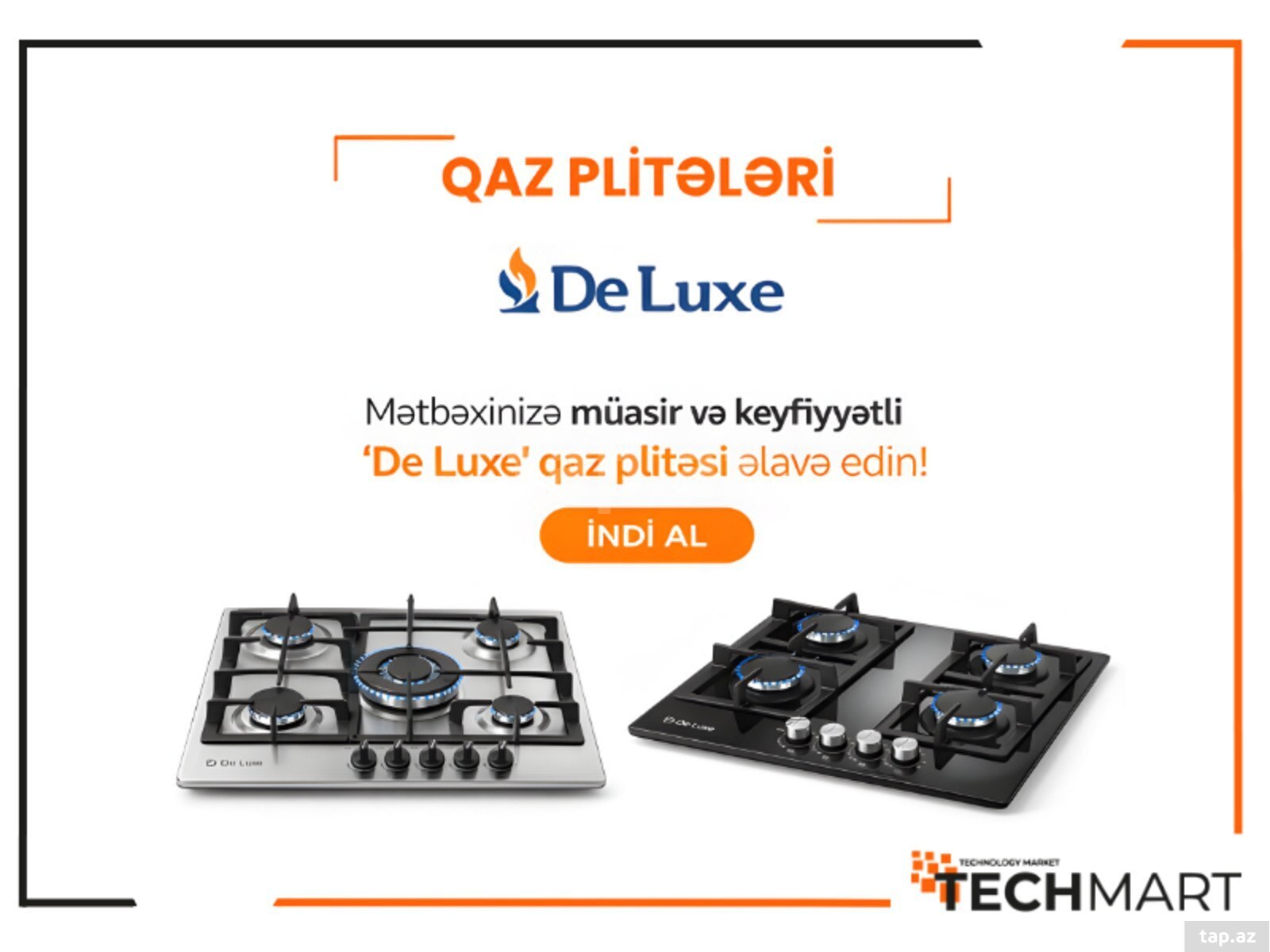 "De Luxe" qaz plitələri