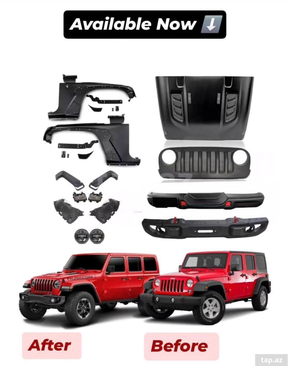 Jeep Wrangler çevirmə dəsti