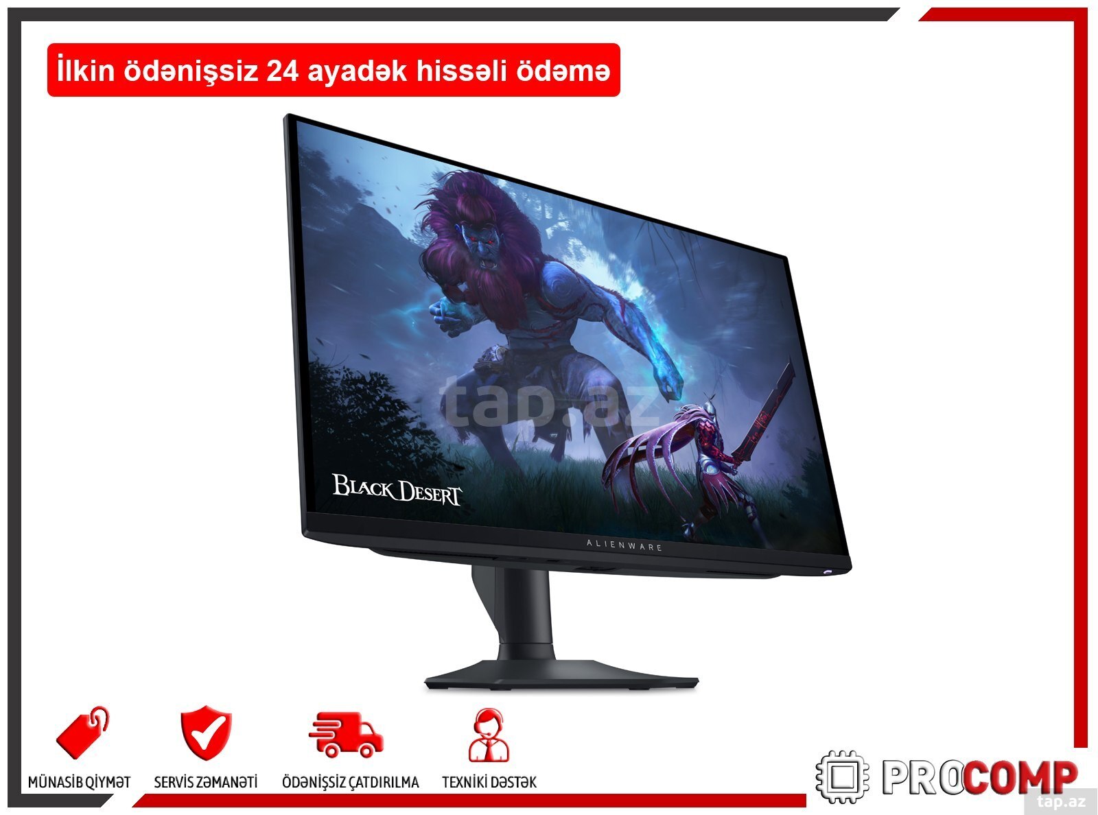 Monitor Dell Alienware 27 QD-OLED - AW2725DF 210-BLHH (2)