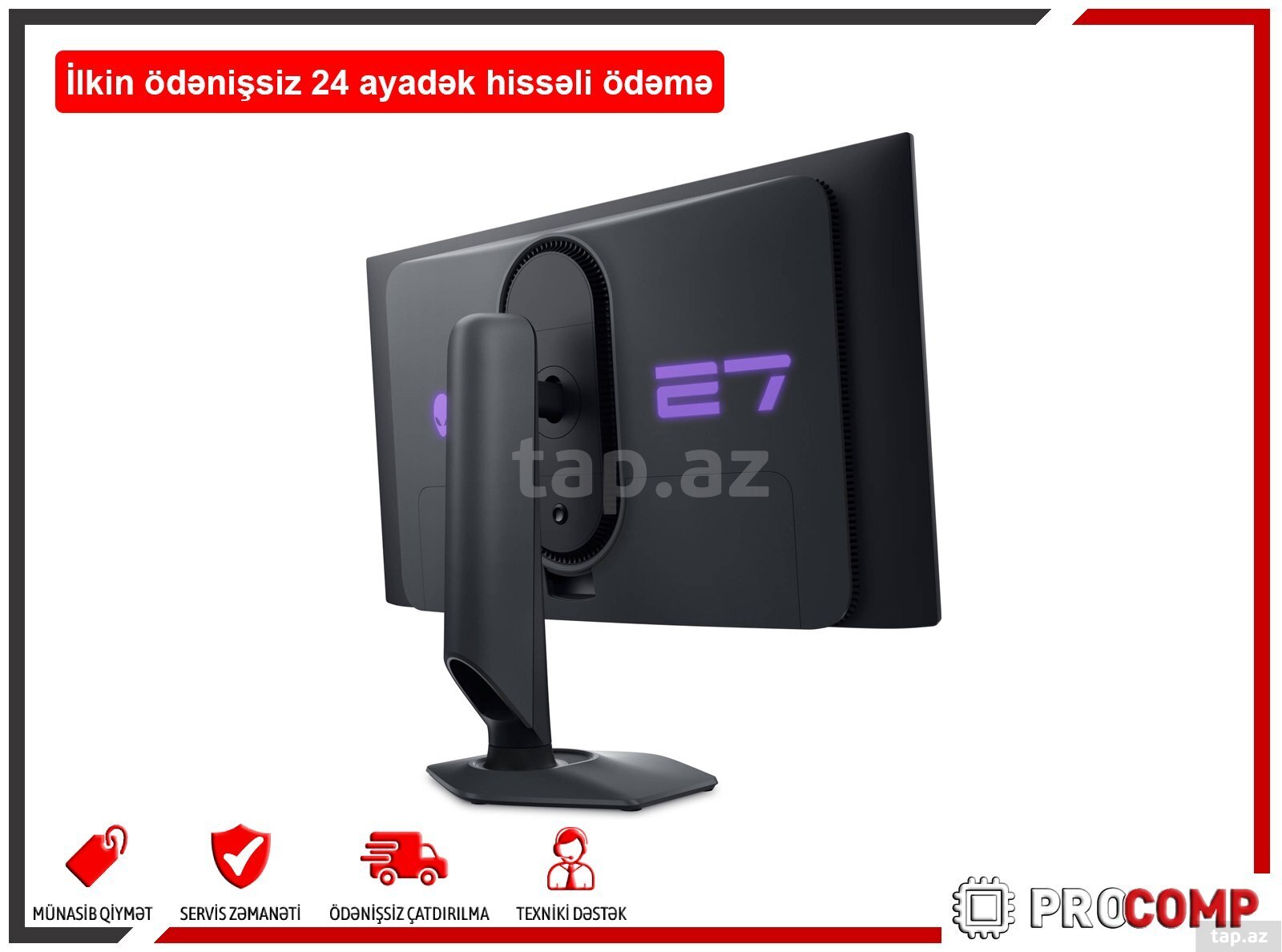 Monitor Dell Alienware 27 QD-OLED - AW2725DF 210-BLHH (3)