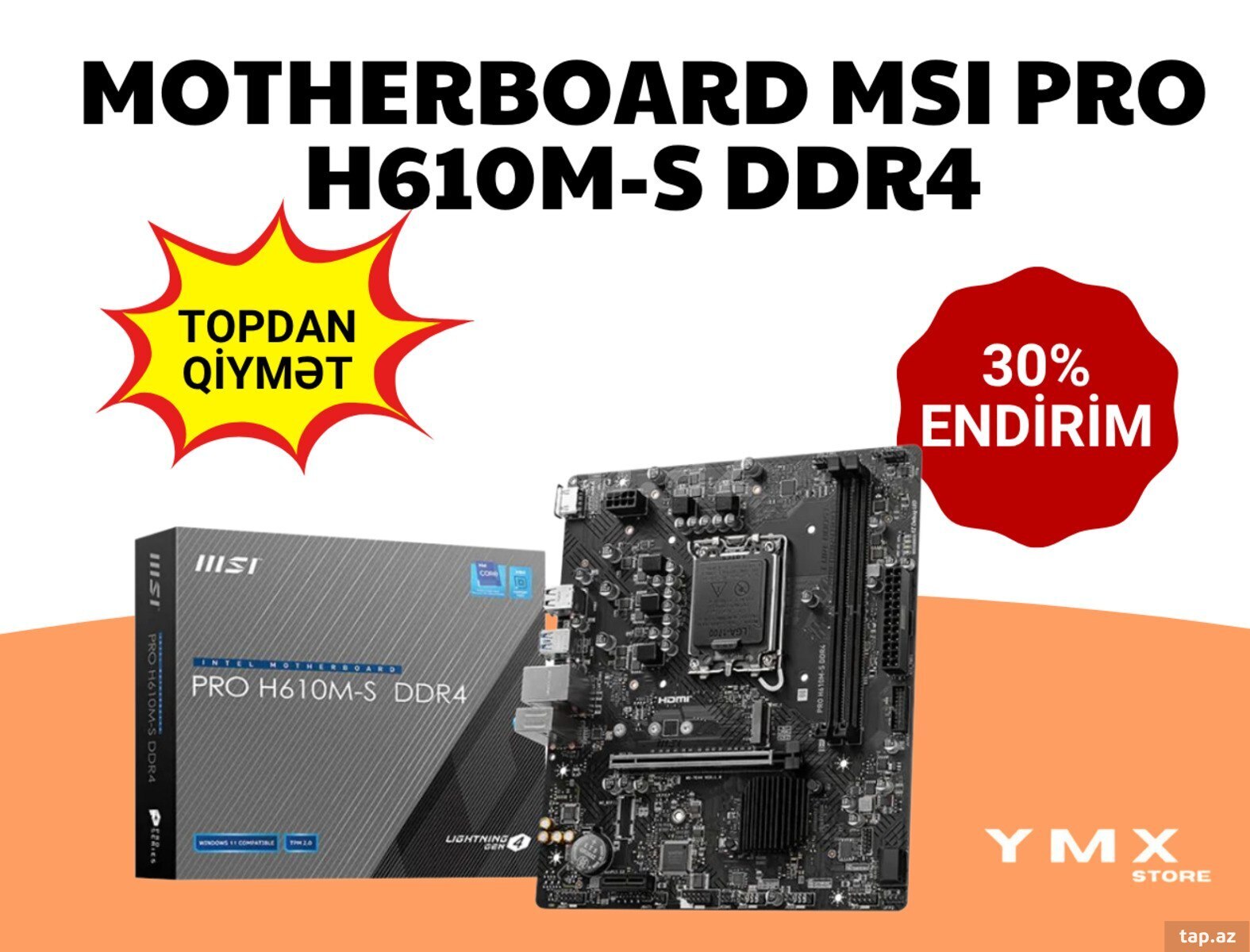 Ana plata MSI PRO H610M-S DDR4