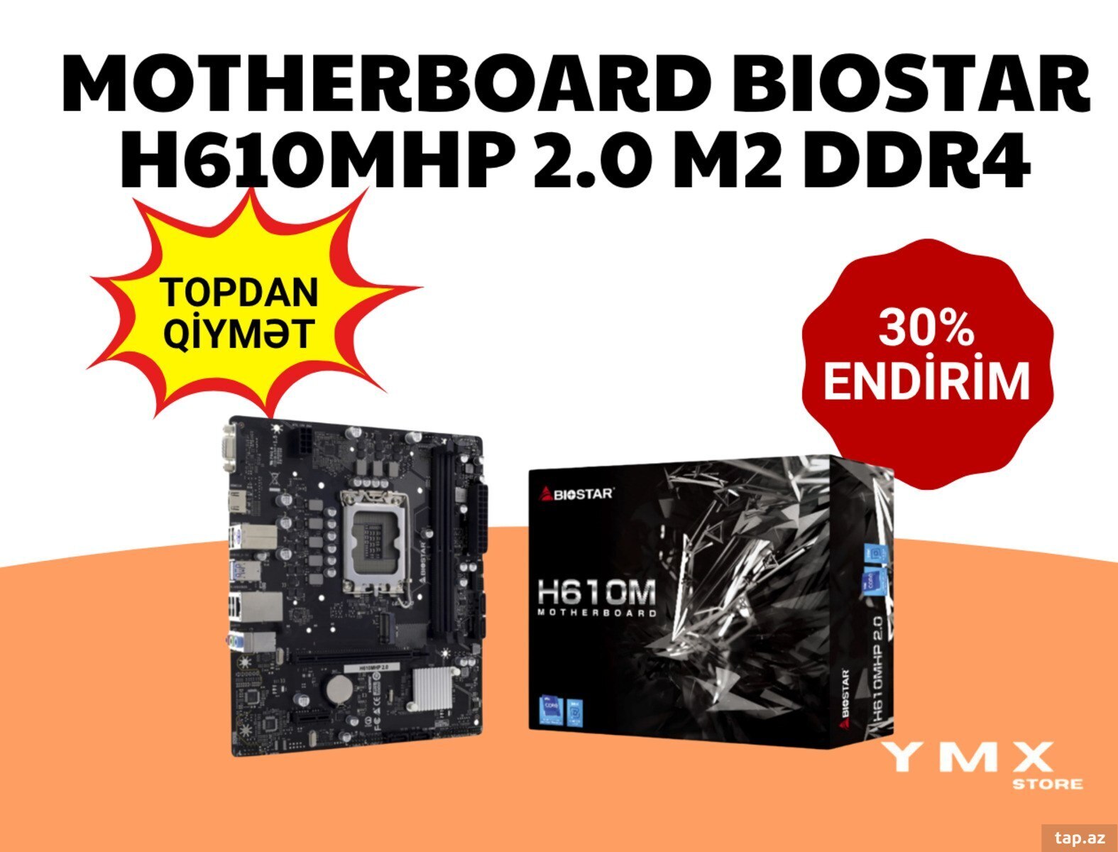 Ana plata "BIOSTAR H610MHP 2.0 M2 DDR4"