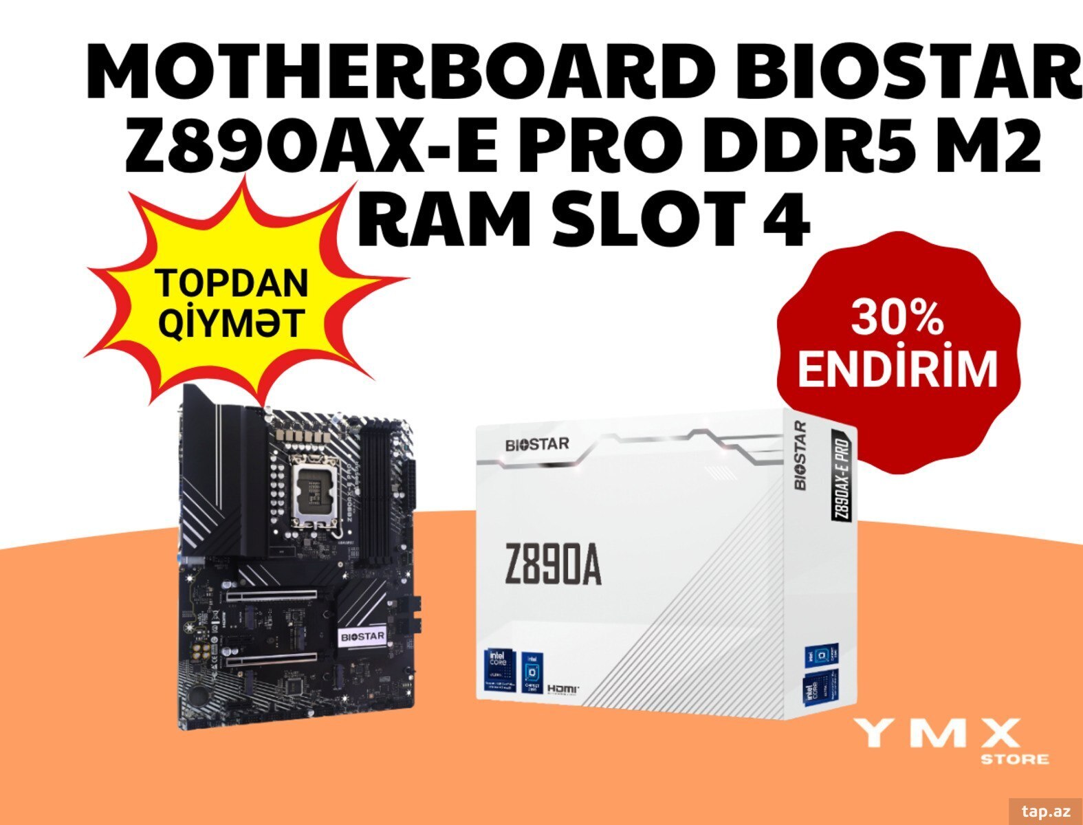 Ana plata "BIOSTAR Z890AX-E PRO DDR5 M2"