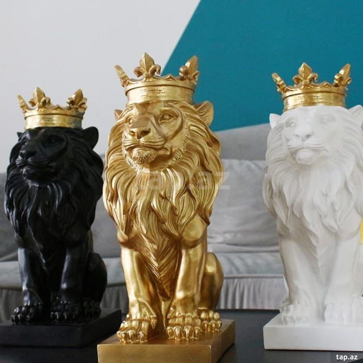 Heykəlciklər Taclı Aslan