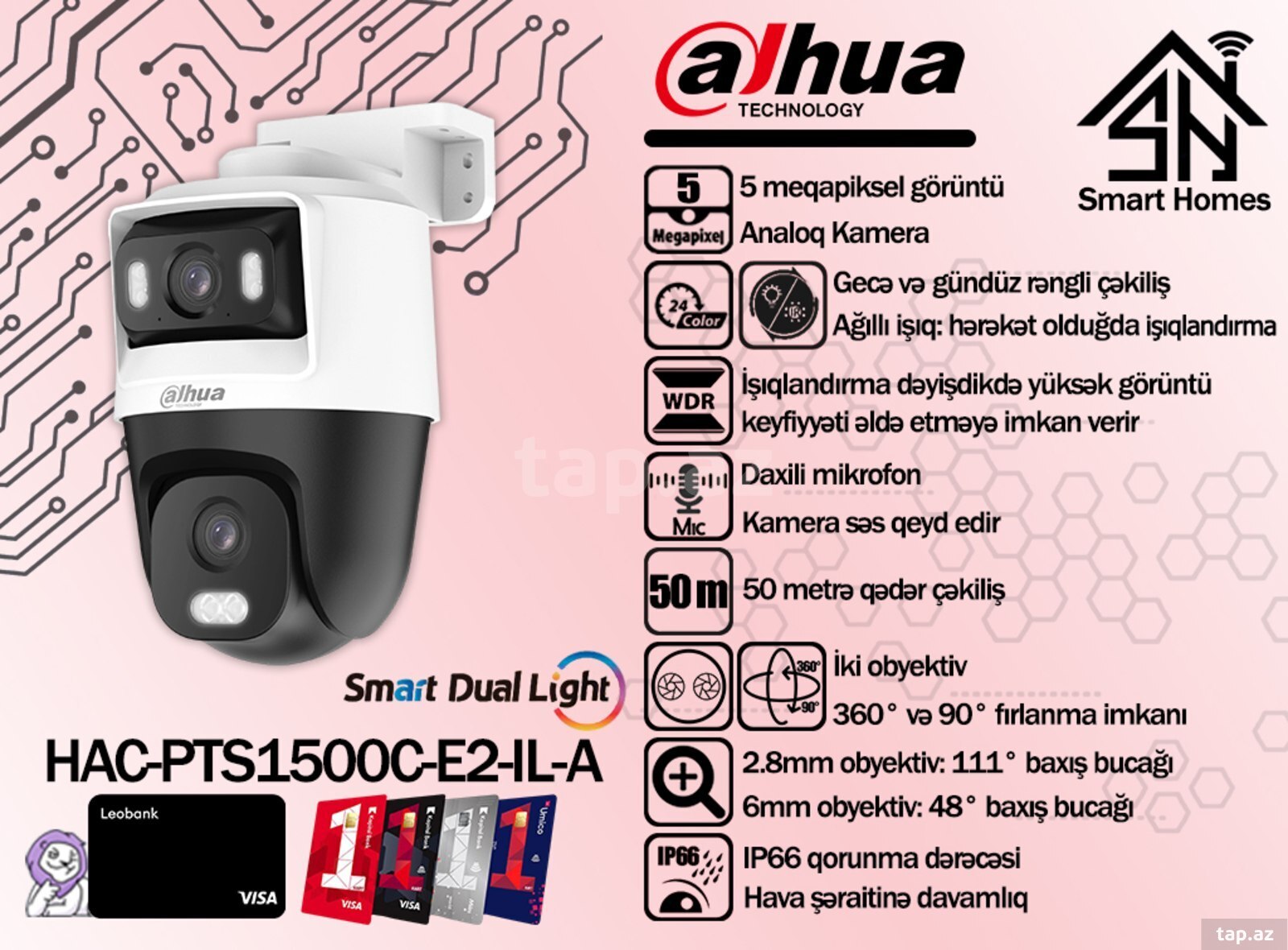 Dahua analoq videomüşahidə kameraları (12)