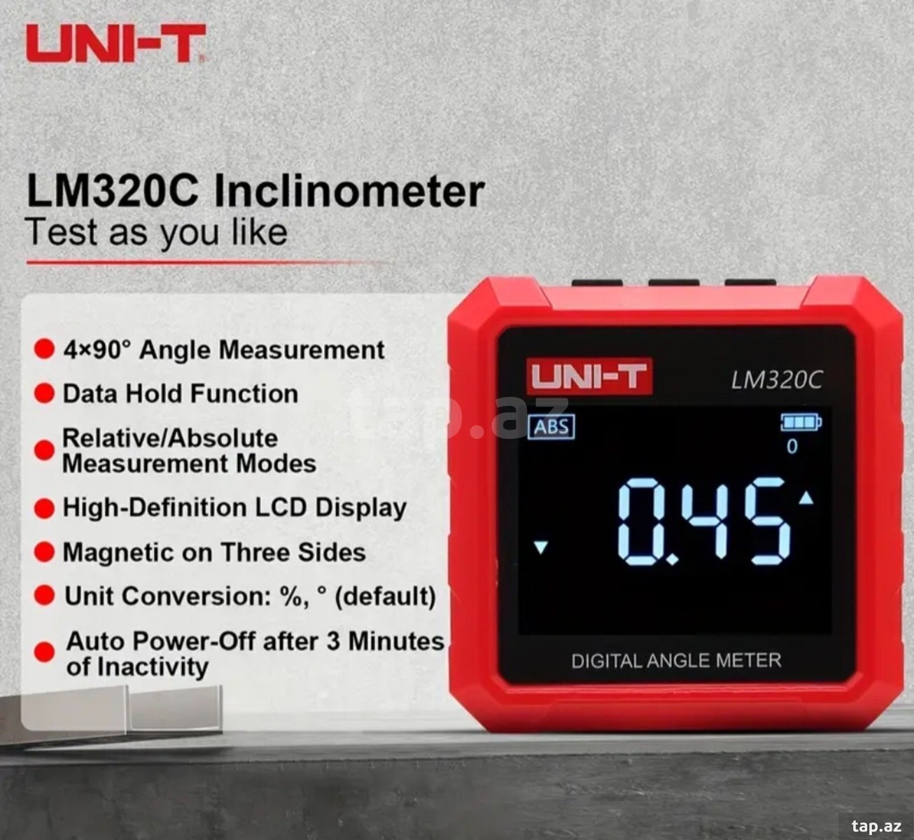 Bucaq ölçən UNI-T LM 320C (2)