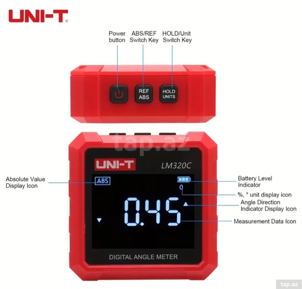 Bucaq ölçən UNI-T LM 320C (8)