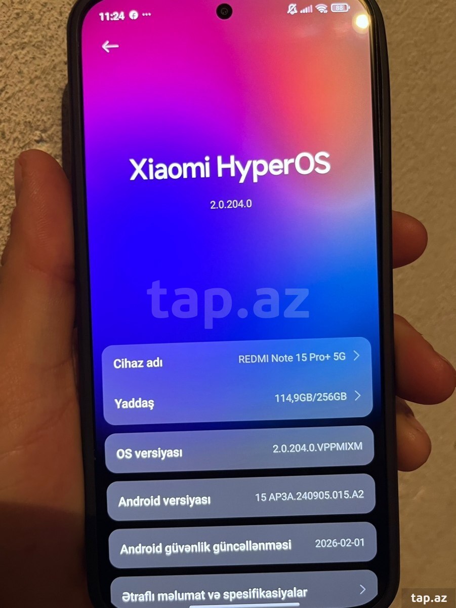 Xiaomi Redmi Note 15 Pro+ 5G Black 256GB/12GB