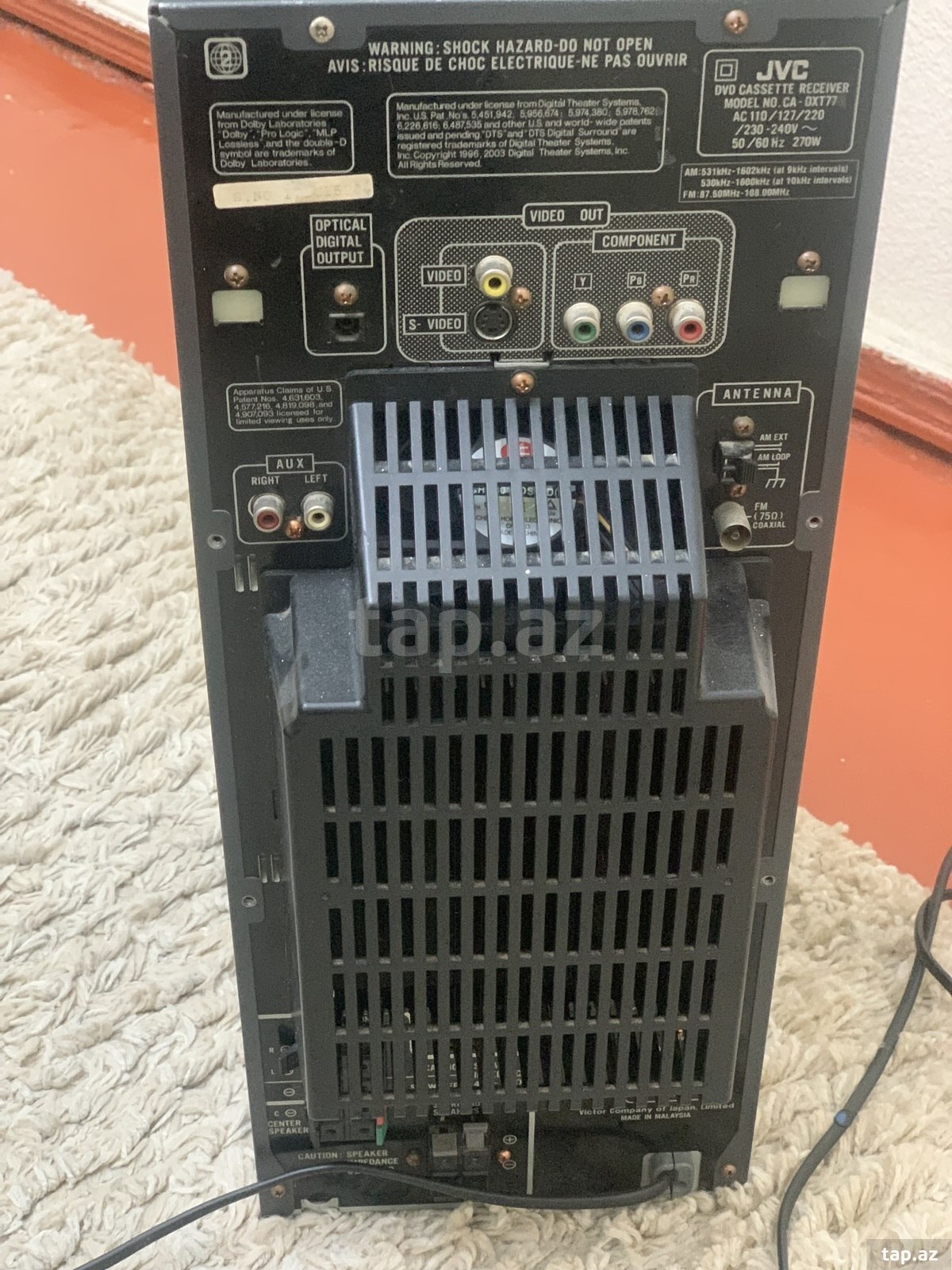 Musiqi mərkəzi "JVC DX T77" (6)