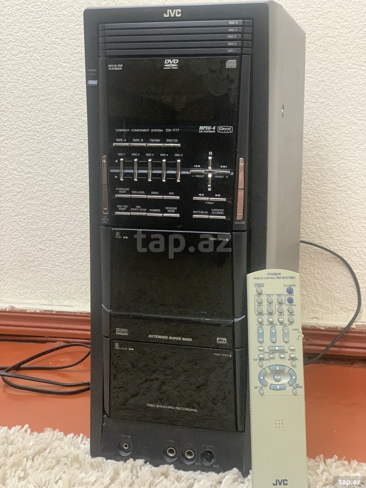 Musiqi mərkəzi "JVC DX T77"