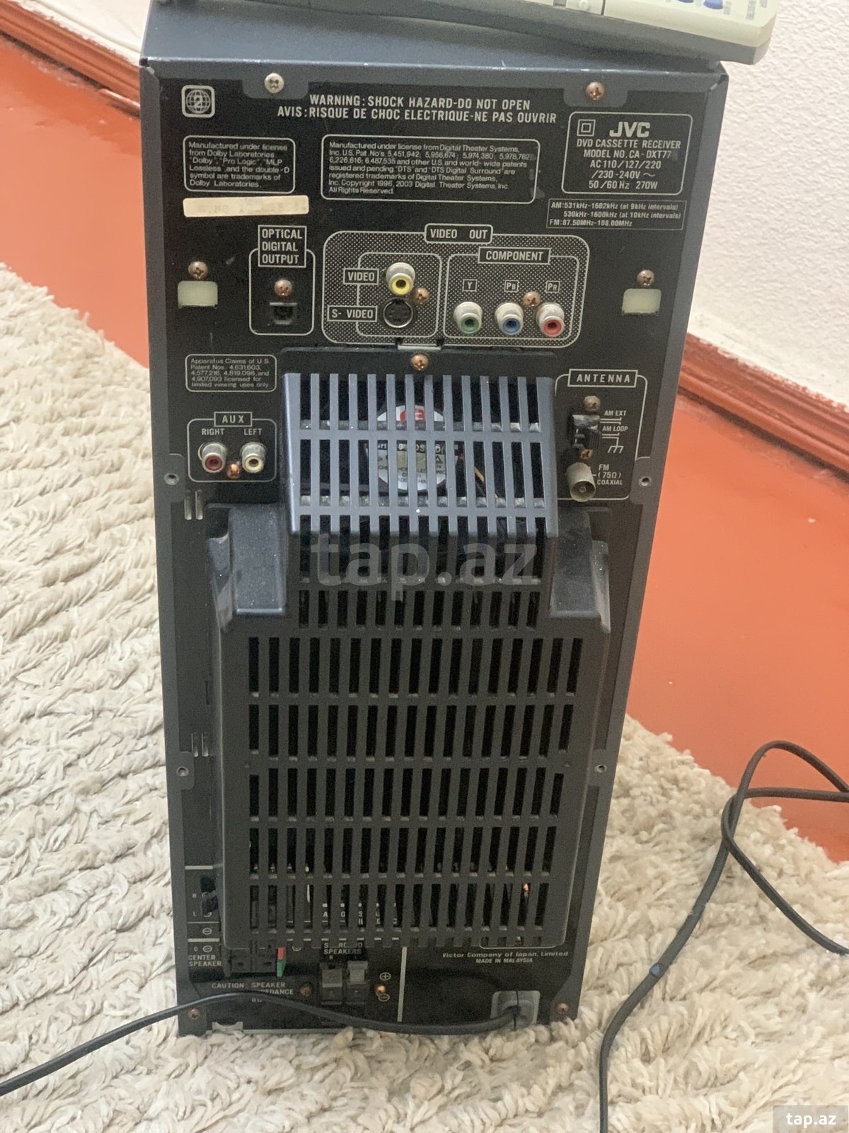 Musiqi mərkəzi "JVC DX T77" (4)