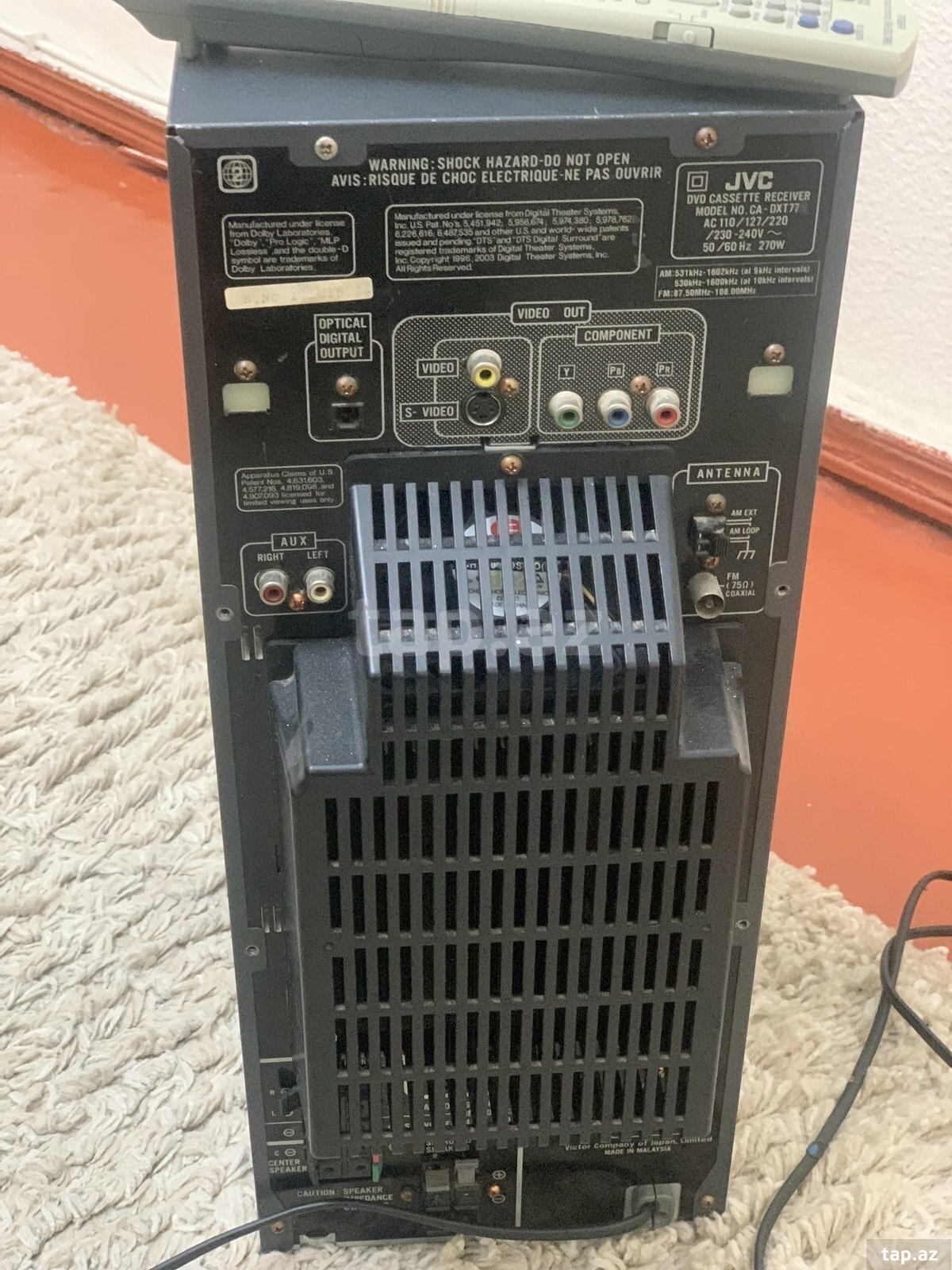 Musiqi mərkəzi "JVC DX T77" (2)