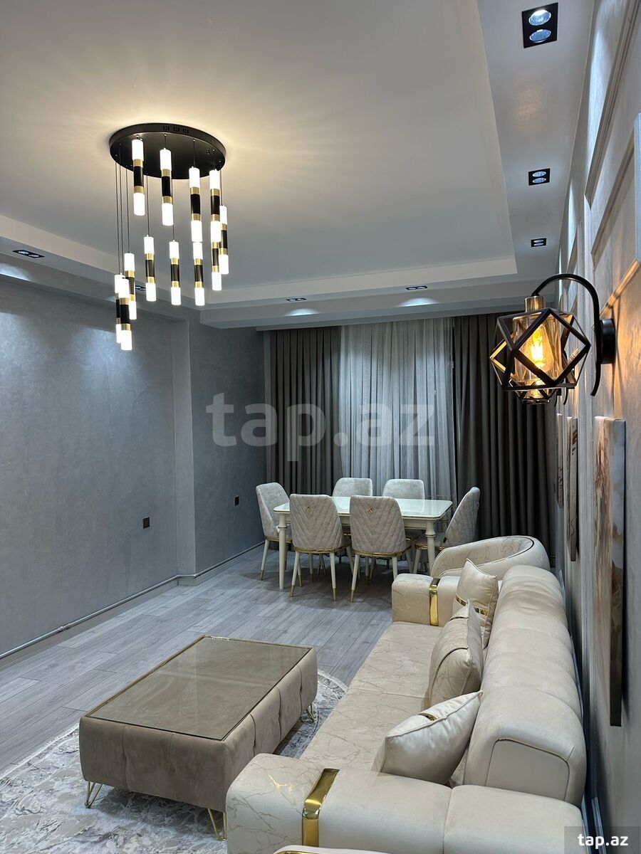 2-otaqlı yeni tikili kirayə verilir, Şah İsmayıl Xətai m., 80 m² (3)