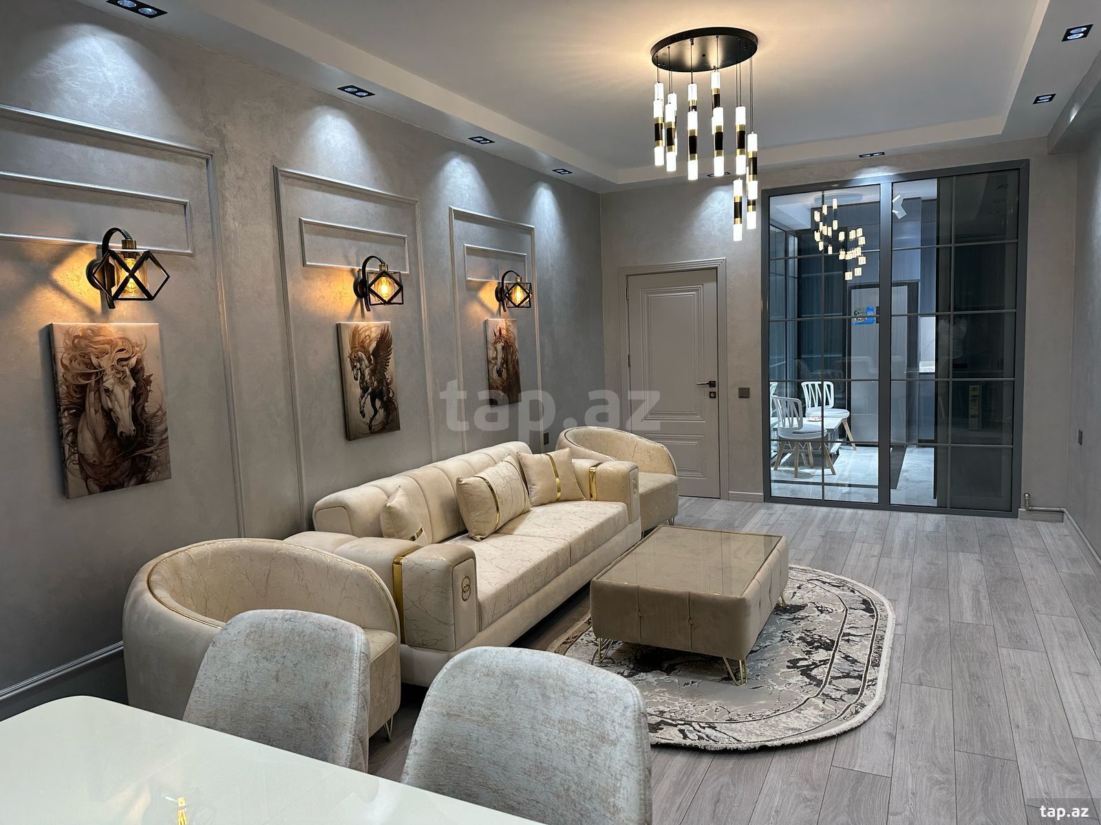 2-otaqlı yeni tikili kirayə verilir, Şah İsmayıl Xətai m., 80 m² (2)