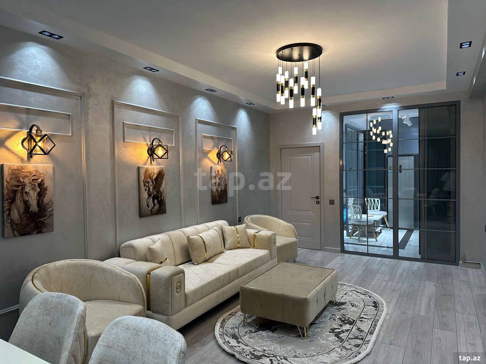 2-otaqlı yeni tikili kirayə verilir, Şah İsmayıl Xətai m., 80 m² (8)