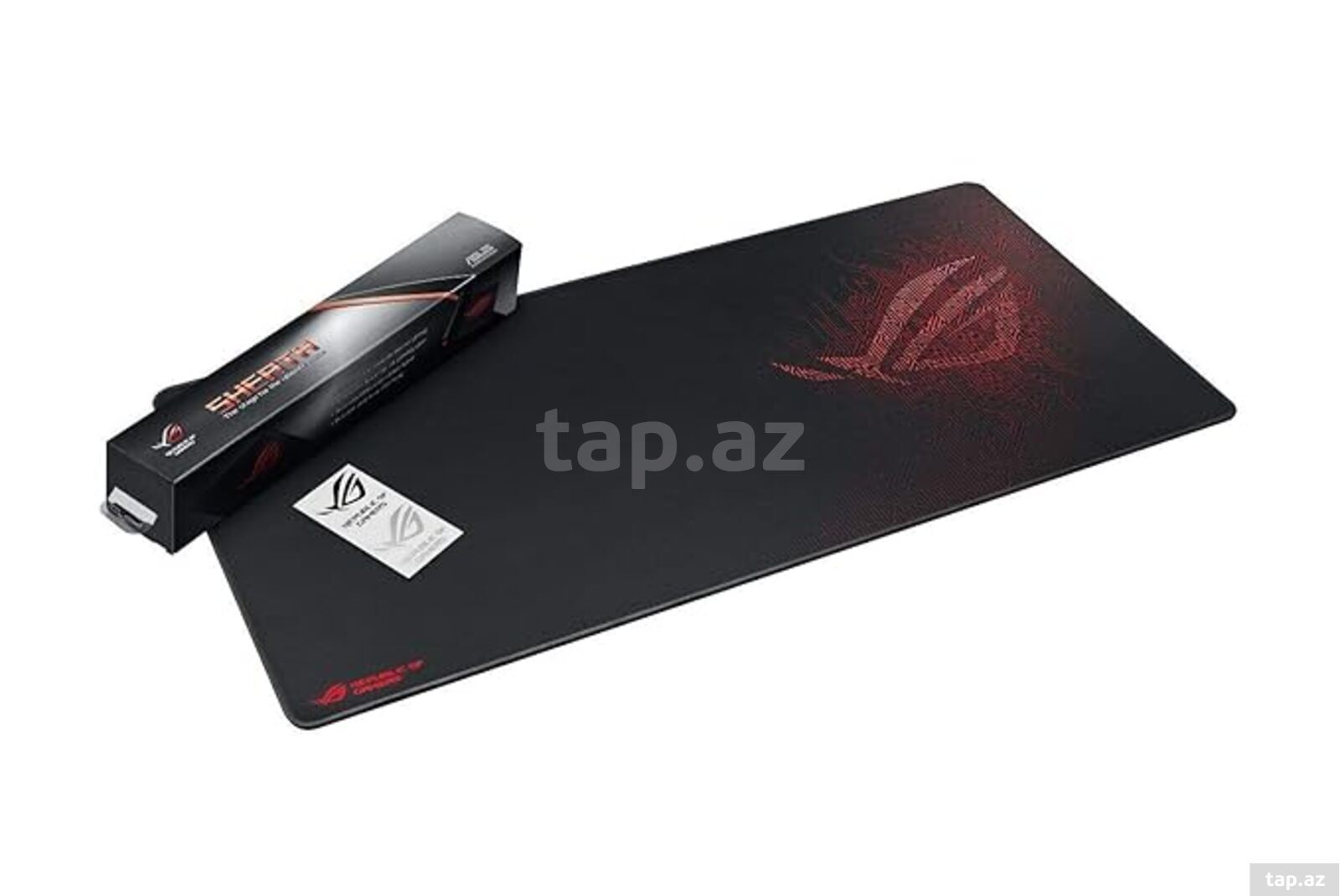 Mouspad ASUS Mouse Pad ROG Sheath XXL  black red (2)