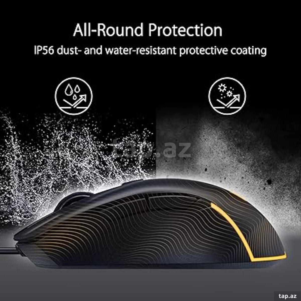 Mouse ASUS Mouse TUF M3 GEN II RGB USB-A black (5)