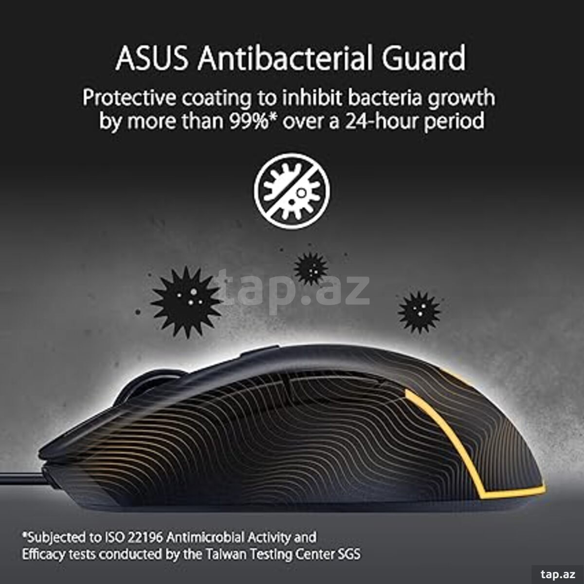 Mouse ASUS Mouse TUF M3 GEN II RGB USB-A black (2)