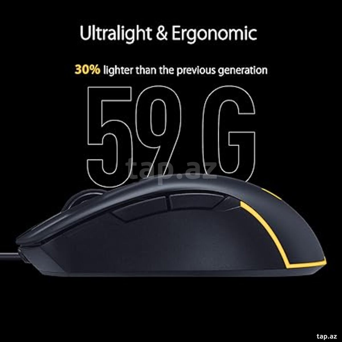Mouse ASUS Mouse TUF M3 GEN II RGB USB-A black (4)