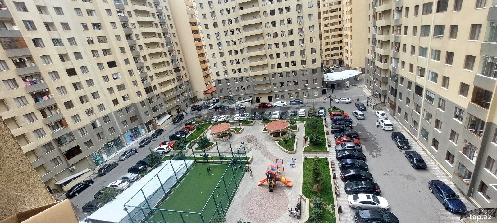 3-otaqlı yeni tikili, Qara Qarayev m., 72 m²