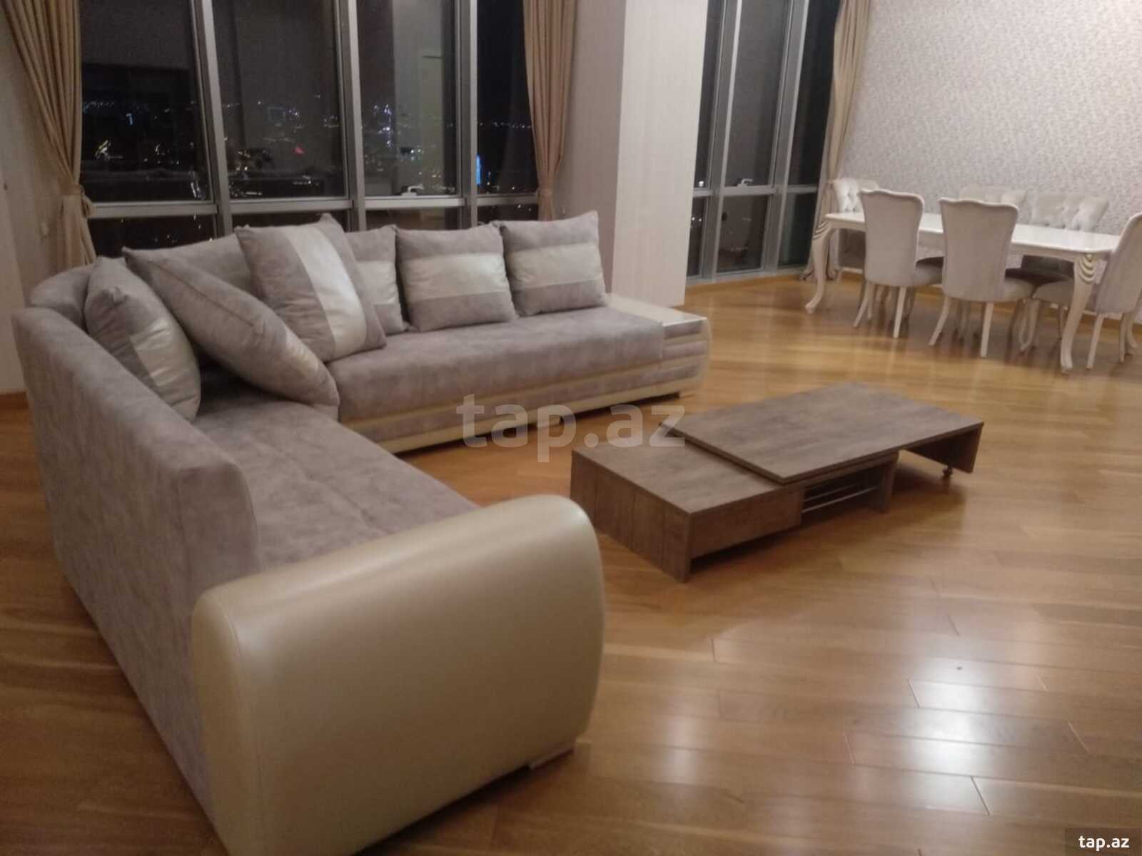 3-otaqlı yeni tikili kirayə verilir, 28 May m., 120 m²