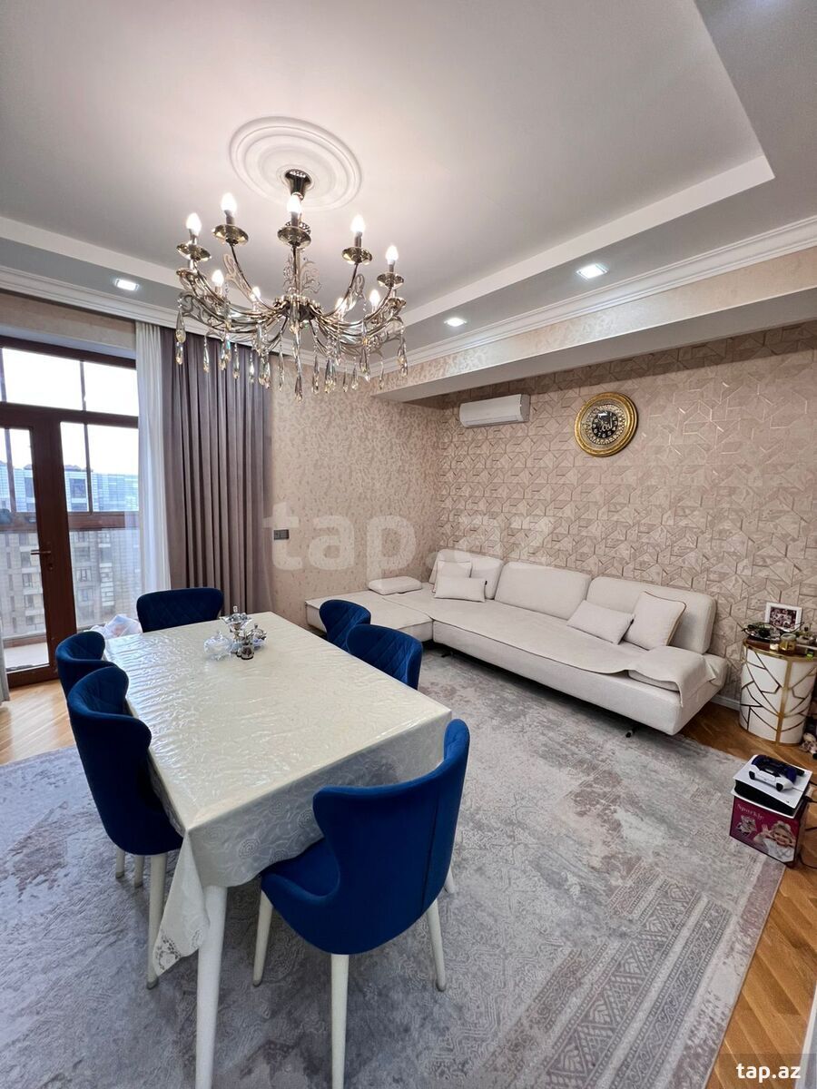 2-otaqlı yeni tikili, Zahid Xəlilov 123 küç., 93 m² (2)