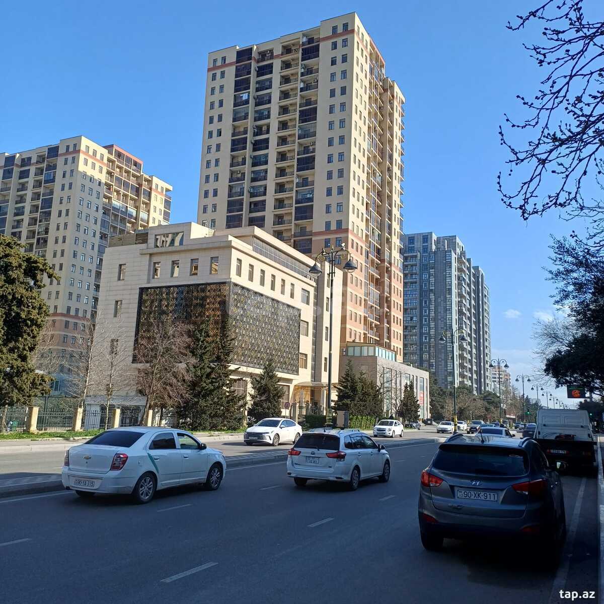 2-otaqlı yeni tikili, Zahid Xəlilov 123 küç., 93 m²