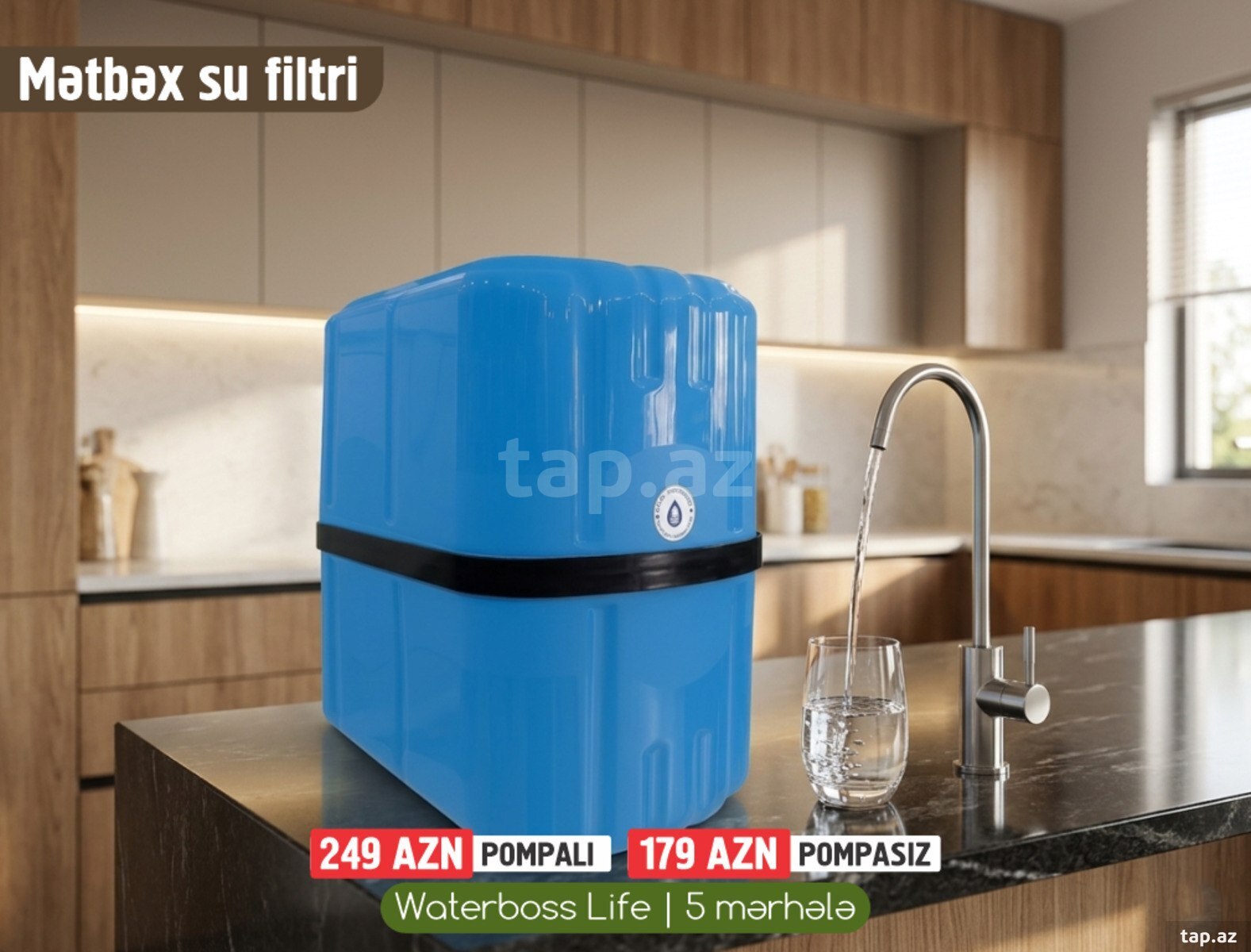 Su filteri "Waterboss Life"