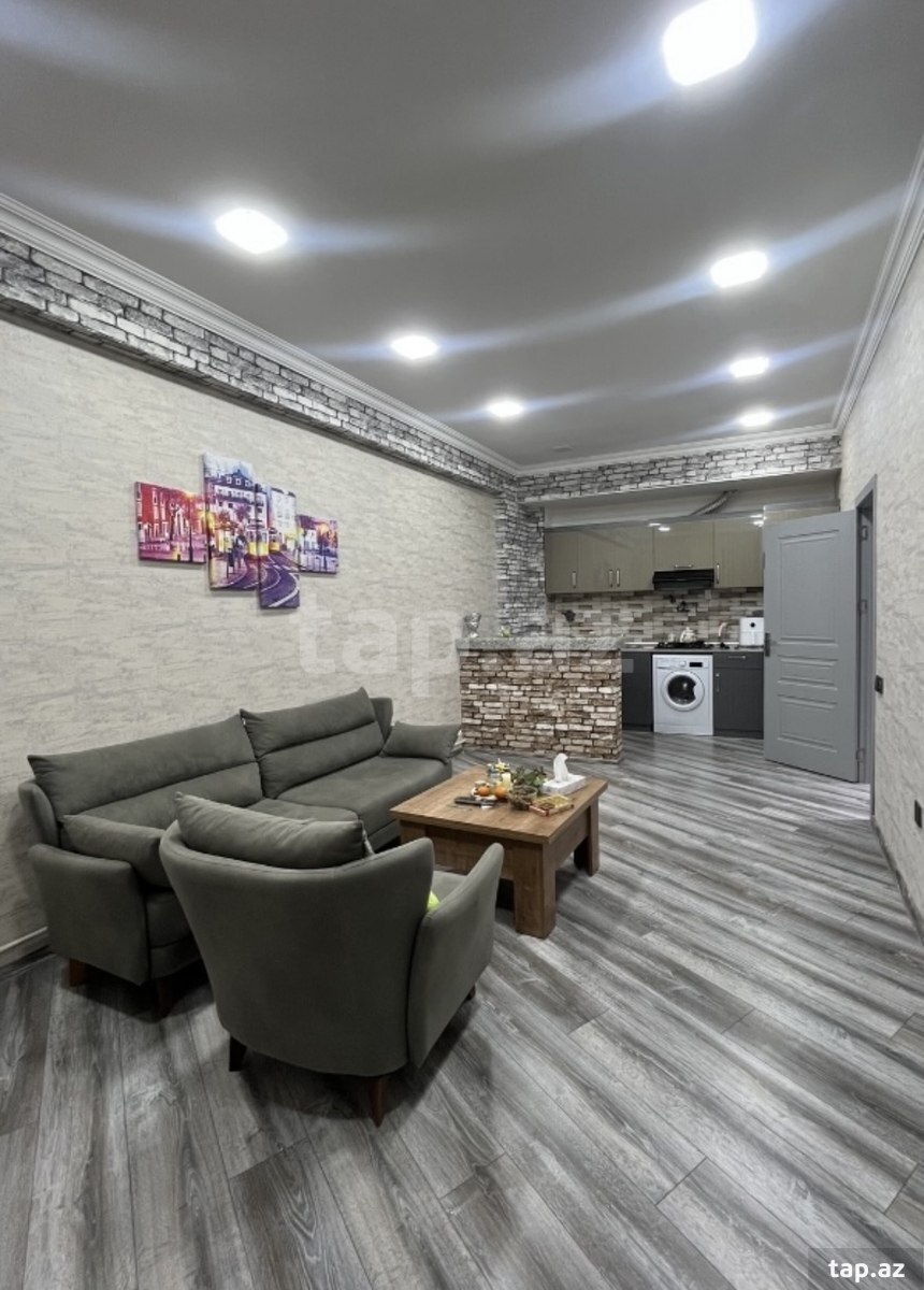 2-otaqlı yeni tikili kirayə verilir, Həzi Aslanov m., 70 m² (6)