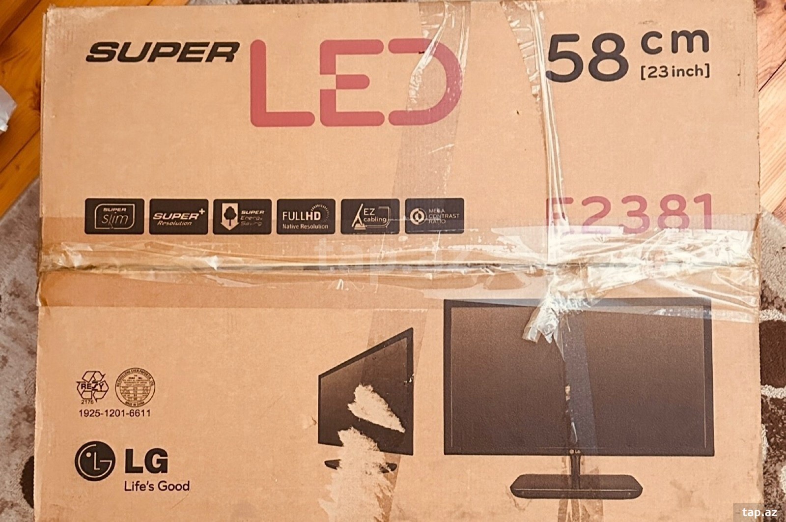 Monitor LG slim Full HD
