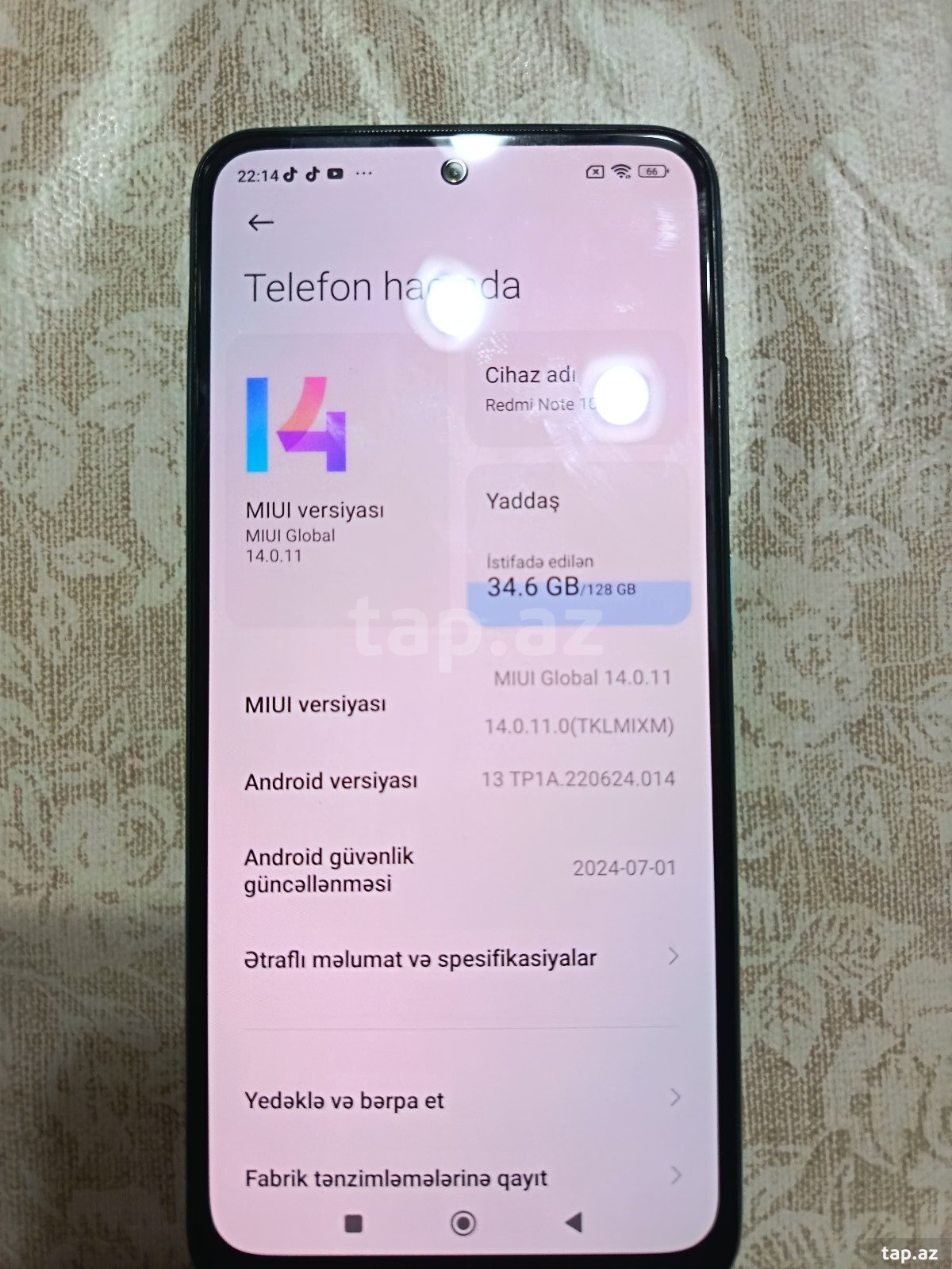 Xiaomi Redmi Note 10S Deep Sea Blue 128GB/6GB (2)