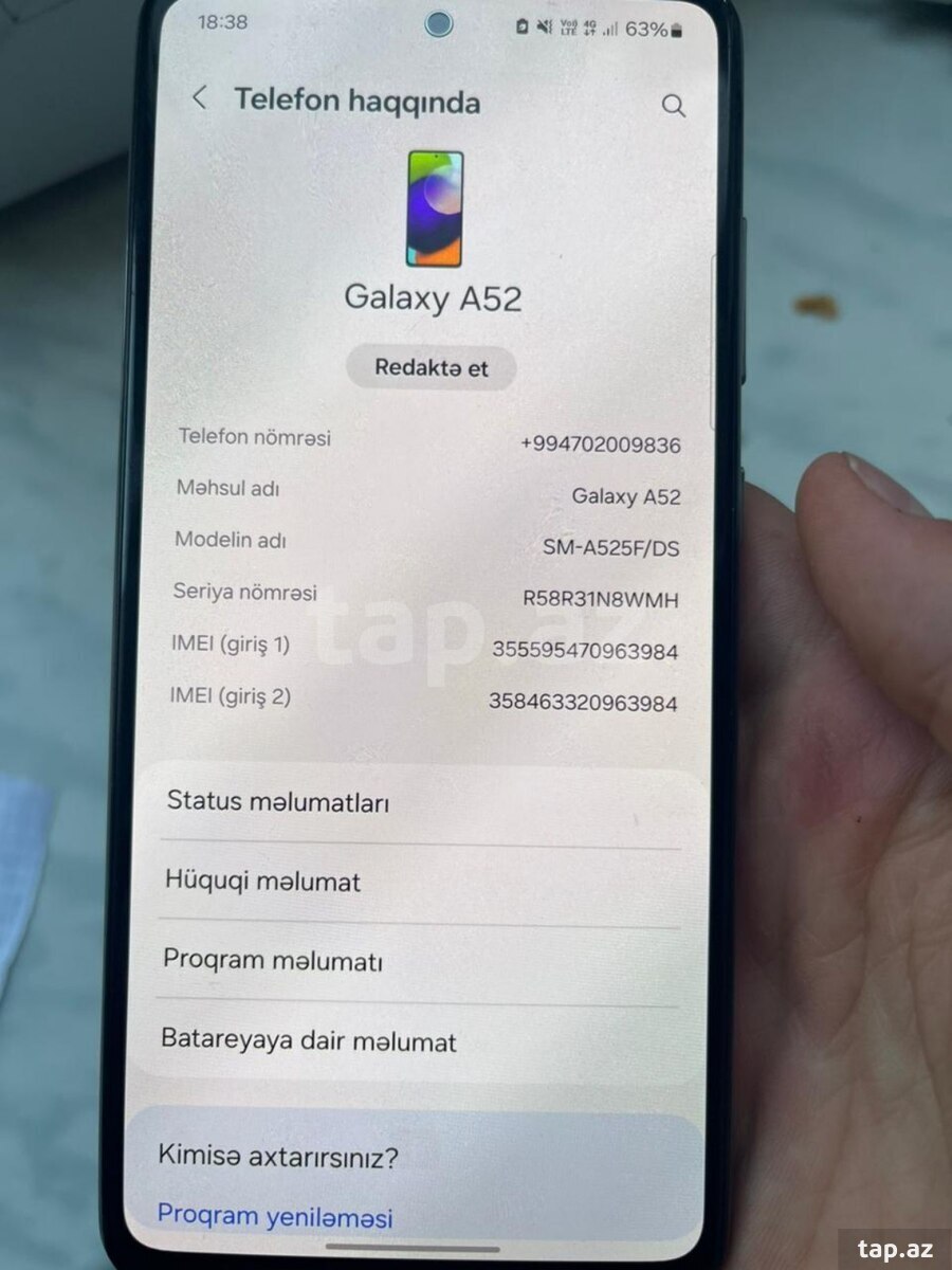 Samsung Galaxy A52 Awesome White 128GB/4GB (4)