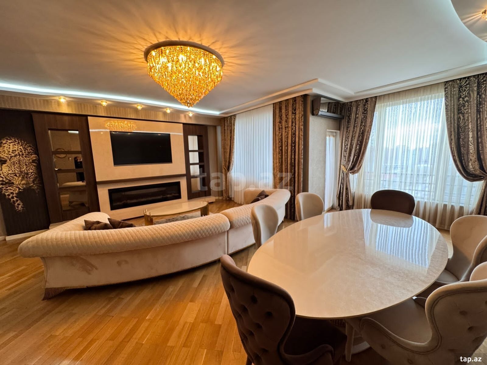 4-otaqlı mənzil, Azadlıq m., 176 m²