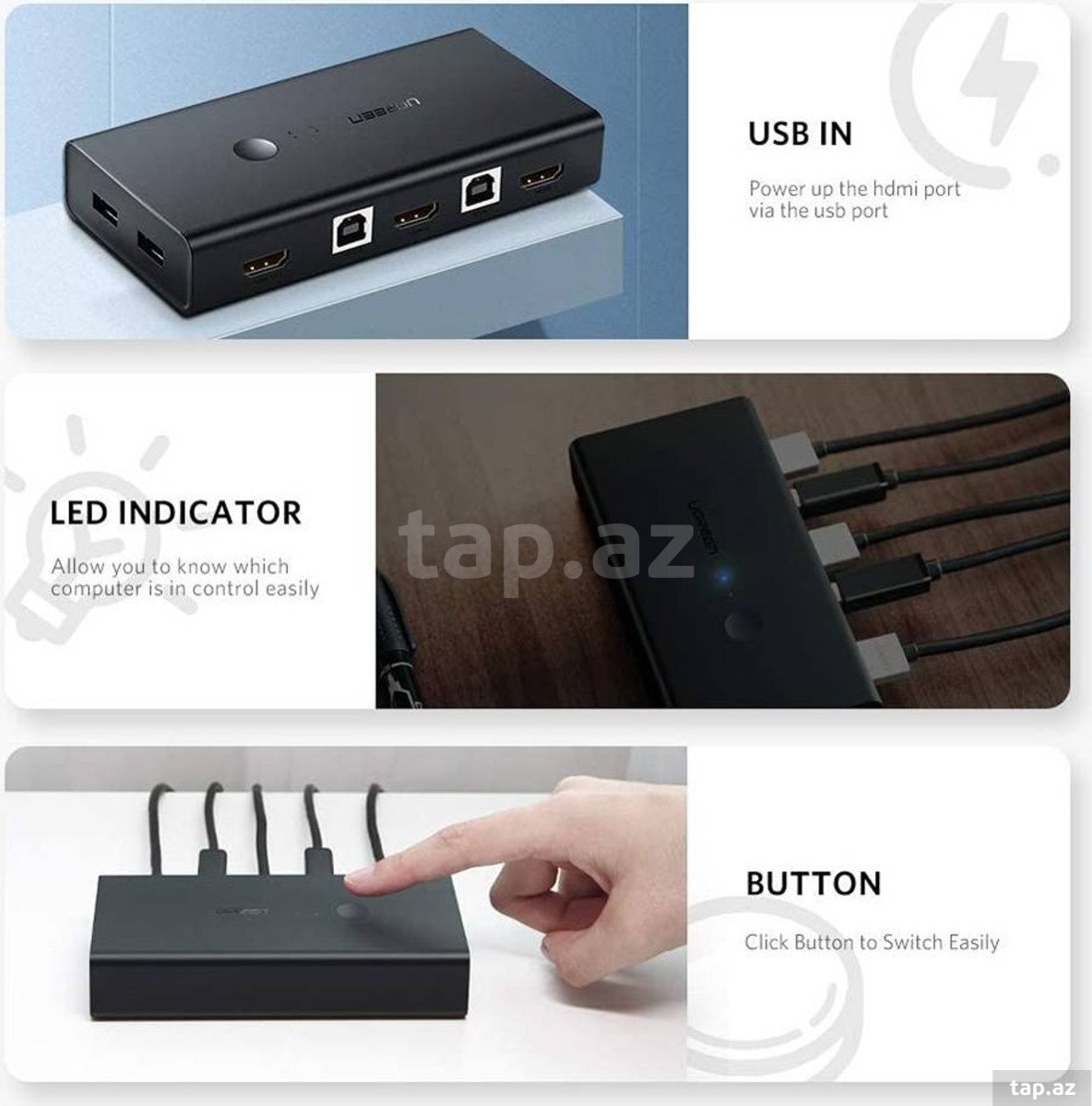 HDMI Switch "Ugreen (2)