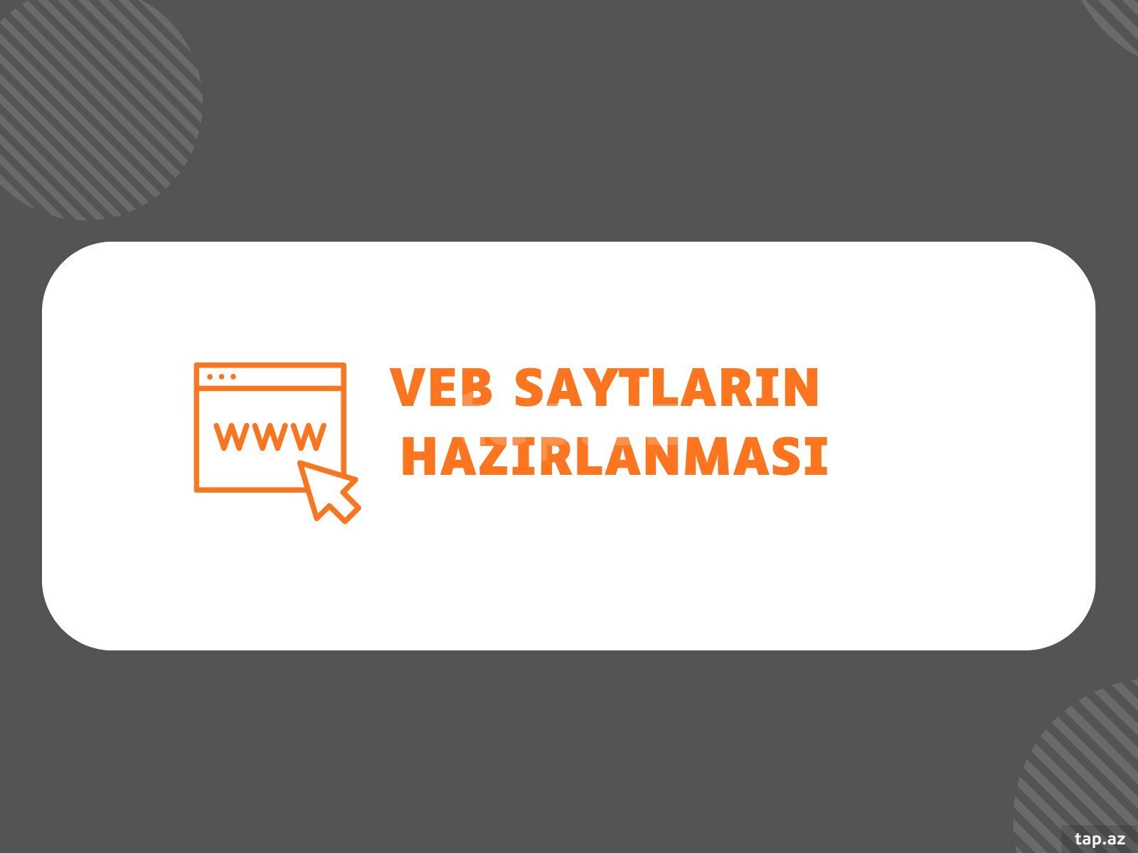 Veb saytların hazırlanması