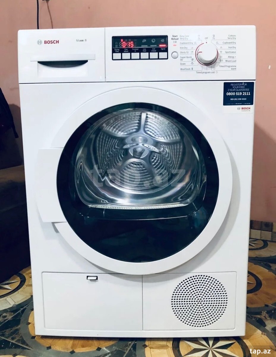 Paltarqurudan maşın Bosch 10 kq  (2)