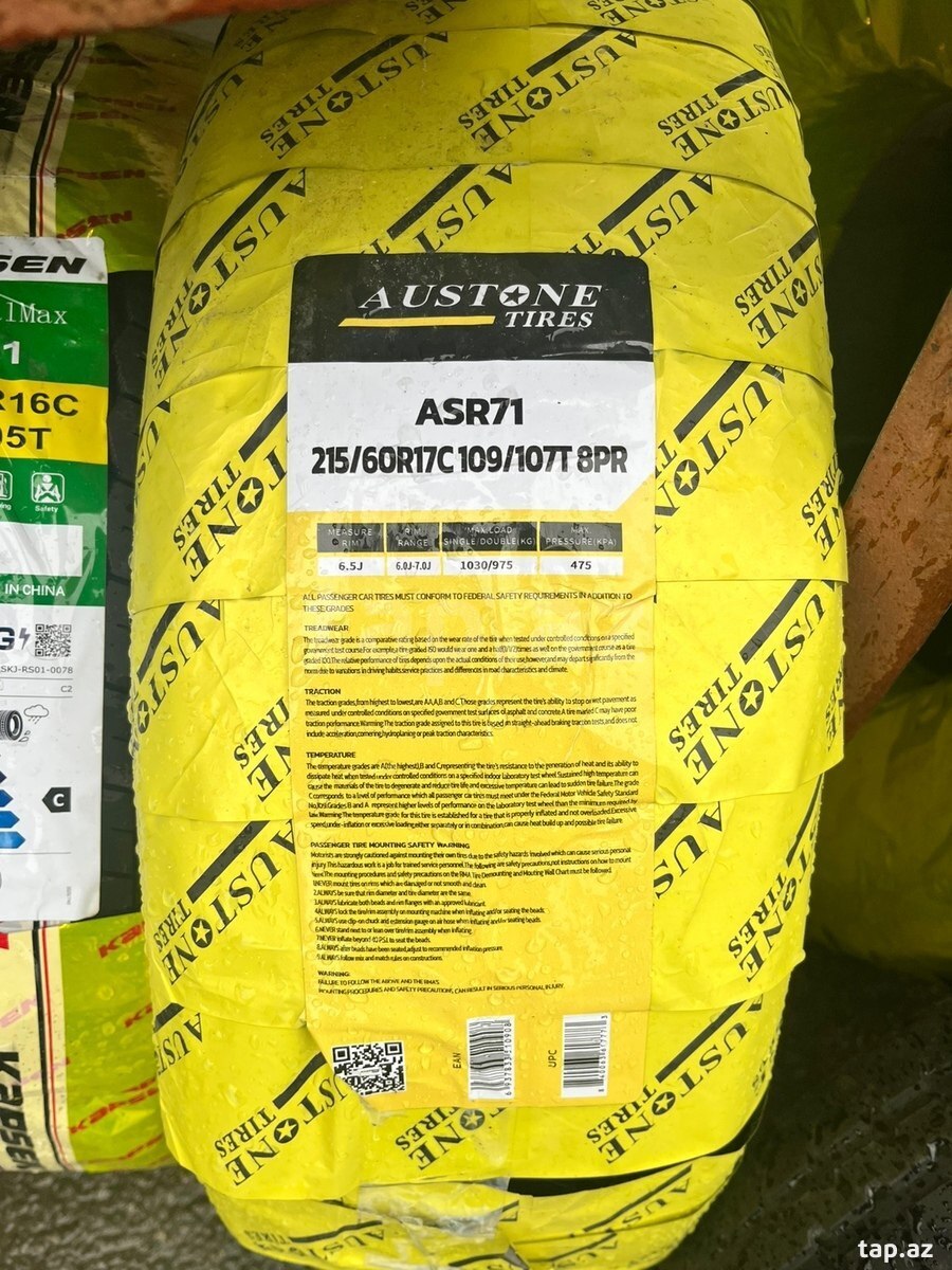 Austone şinləri 215/60 R17C 