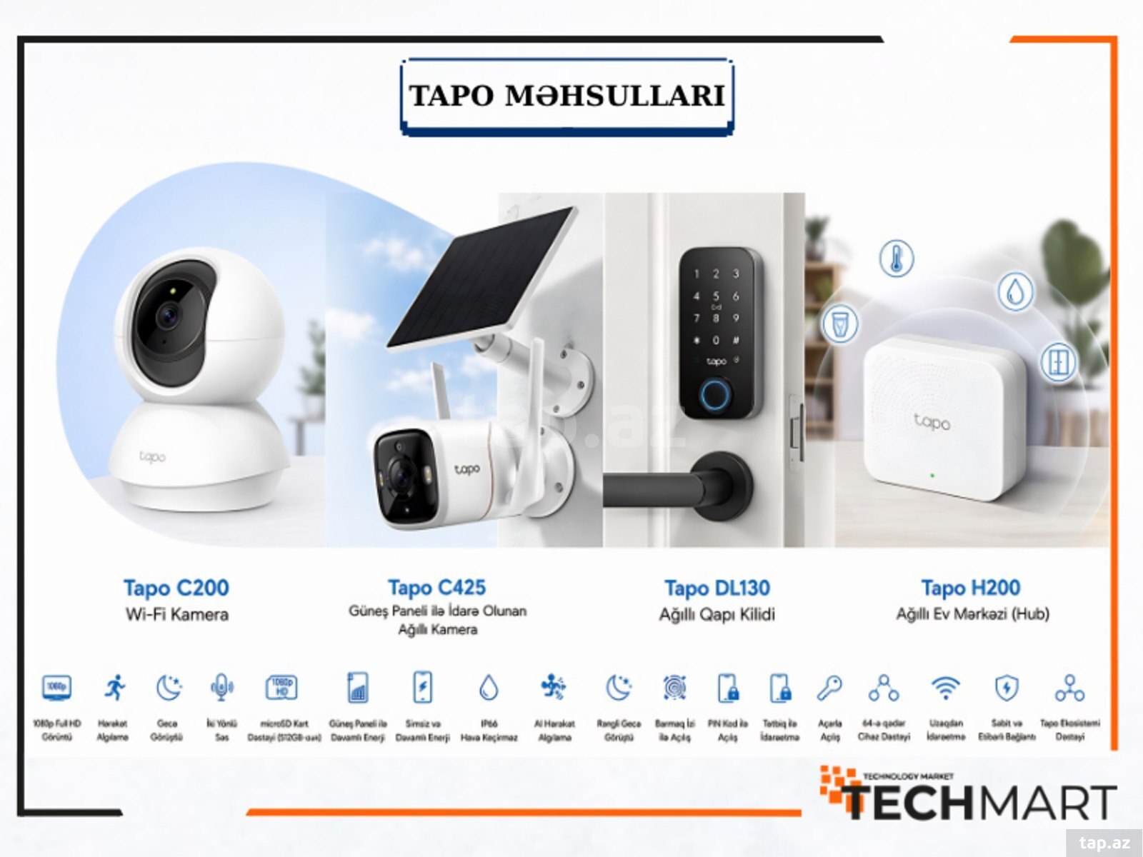 Tapo kameraları