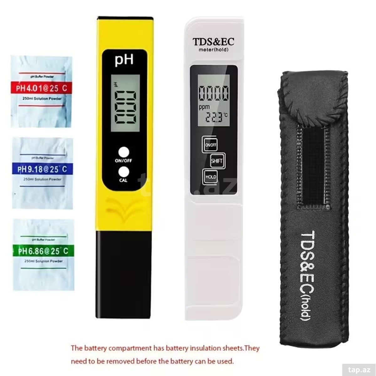 İki rəqəmsal su test cihazı
