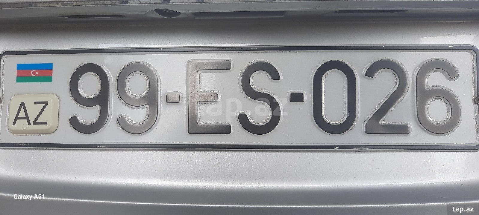 Avtomobil qeydiyyat nişanı - 90-ES-026