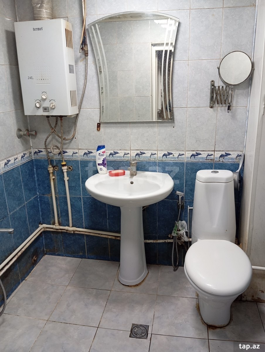 1-otaqlı mənzil kirayə verilir, Neftçilər m., 88 m² (3)