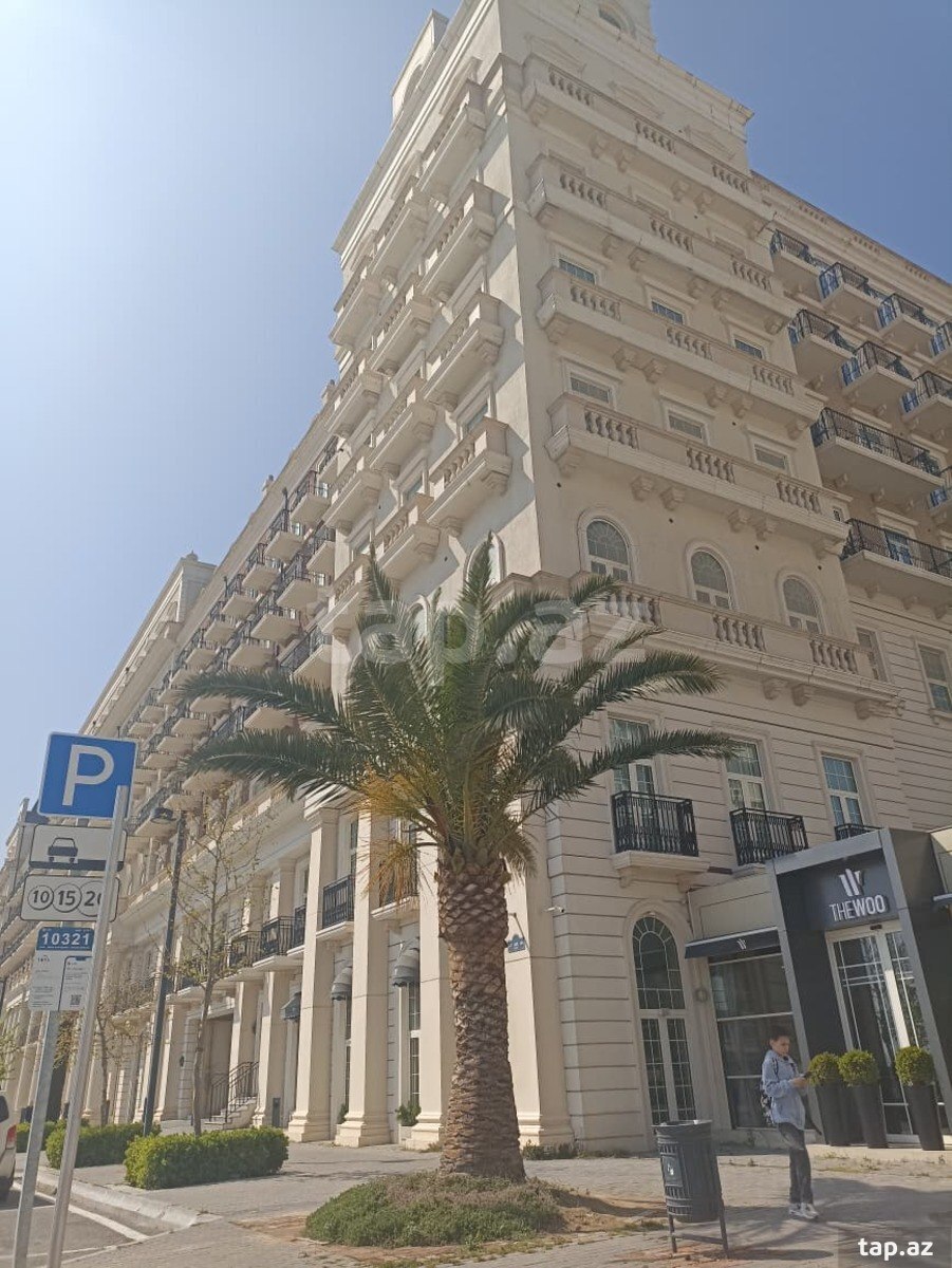 4-otaqlı yeni tikili, Ağ şəhər, 176.2 m²