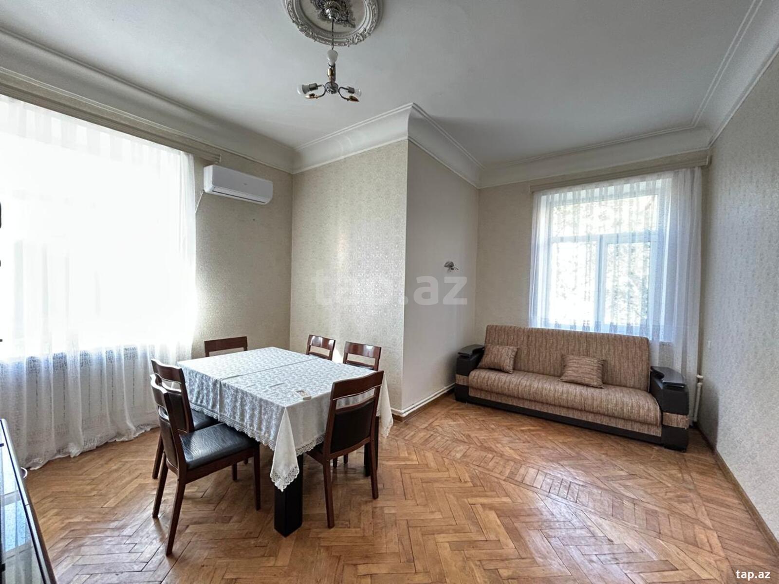 3-otaqlı mənzil, N.Nərimanov m., 90 m²