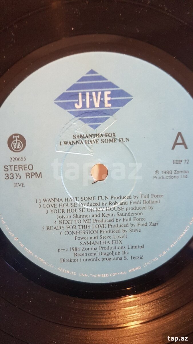 Грампластинка Samanta Fox (4)