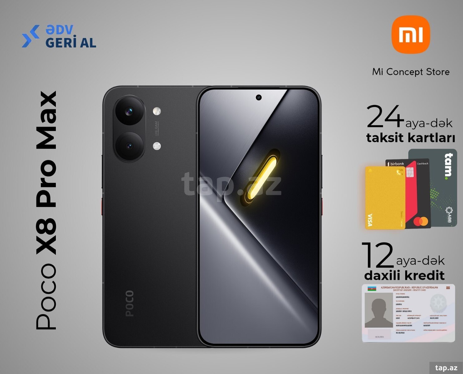 Xiaomi Poco X8 Pro Max Black 256GB/12GB
