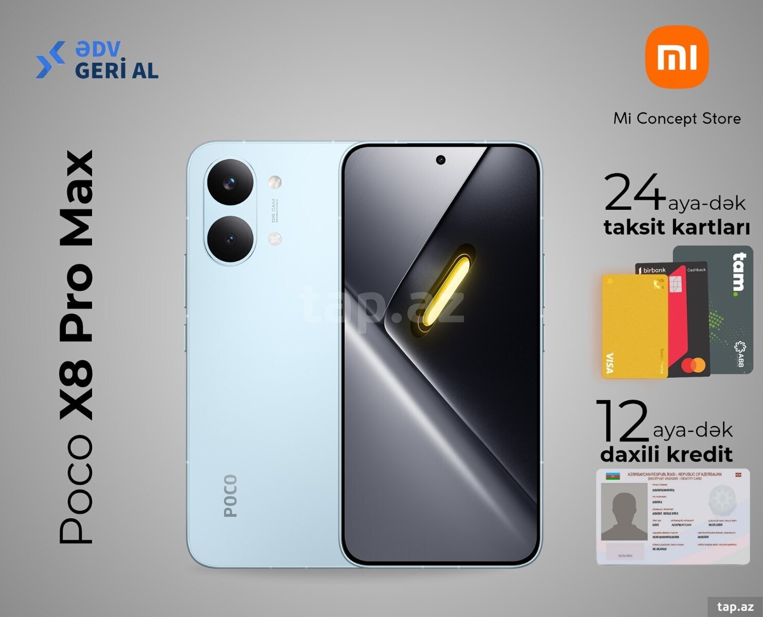 Xiaomi Poco X8 Pro Max Blue 256GB/12GB